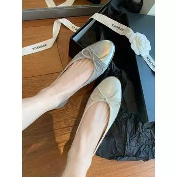 Балетки с круглым носком 35 абрикосовый