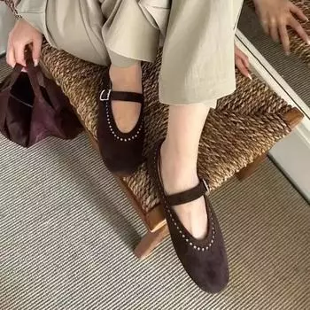 Балетки женские с пряжкой летнее платье Мэри Джейн балетки Zapatos Mujer 35 хаки