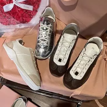 Балетные тапочки, женская обувь с мягкой подошвой, новые нишевые повседневные разноцветные женские кроссовки в стиле ретро 34 коричневый