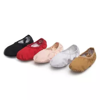 Балетные туфли для взрослых, танцевальная обувь, модные женские туфли на четыре сезона, тренировочные выступления 30 белый