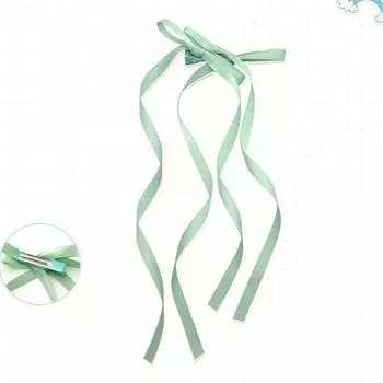 Балетный стиль, американская милая девушка, бант, лента, заколка для волос, двойной хвост жёлтый