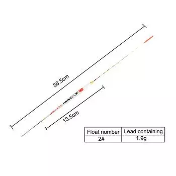 Балканский деревянный поплавок для плавающей рыбы Привлекательный карась Более толстый чувствительный Привлекательный дневной и ночной двойного назначения as the picture