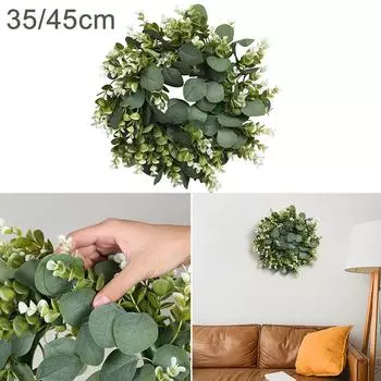 Балкон Спальня Гирлянда Венок Натуральный Пластик Романтический 35cm