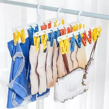 Балконная сушилка для сушки носков, классная вешалка для носков, многофункциональная вешалка для детской спальни, вешалка для носков 40*8.5*8.5cm белый