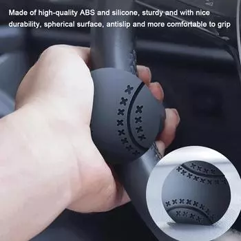 Ball 360° Car Vehicle Steering Wheel Spinner Knob AntiSlip Driving Helper for Car SUV Truck Tractor чёрный