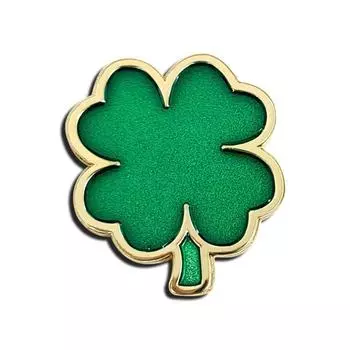 Ball Coin Mark Electroplated Gold Golf Cap Clip Golf Hat Clip Golf Ball Marker Four Leaf Clover gold