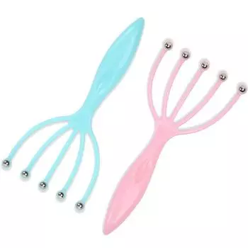 Ball Dredge Health Care Five Claw Soul Extractor Массажер для головы Five Claw Декомпрессионные меридианы Почесывание кожи головы Артефакт Расслабляющие аксессуары синий