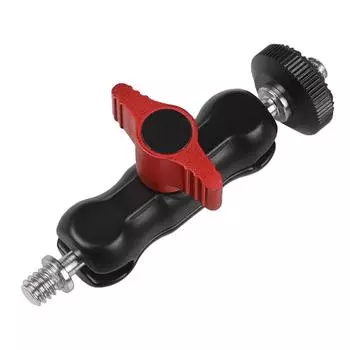 Ball Head Clamp with 1/4inch -20 Thread Ball Mount Clamp Magic Arm Super Clamp U