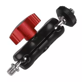 Ball Head Clamp with 1/4inch -20 Thread Ball Mount Clamp Magic Arm Super Clamp Q