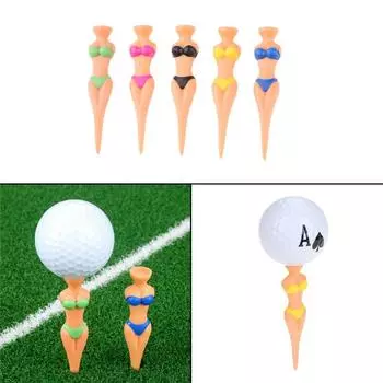 Ball Holder Sexy Attractive Outdoor Lady Model Golf Accessories Clubs Tee Golf Training Golf Tees жёлтый