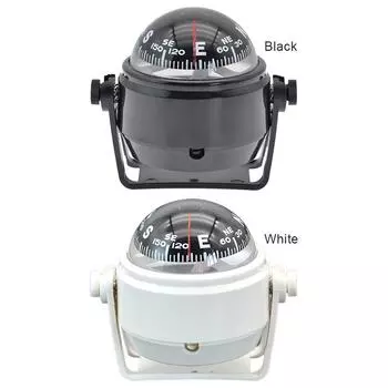 Ball Shaped Vehicle Navigation Car Compass with Dial Marine Navigation Guide QDE чёрный
