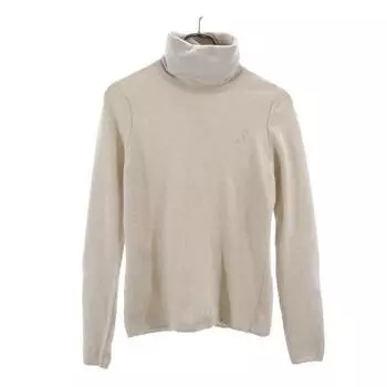 BALLANTYNE Cashmere 100% Logo embroidery Long sleeve turtleneck knit Women Used