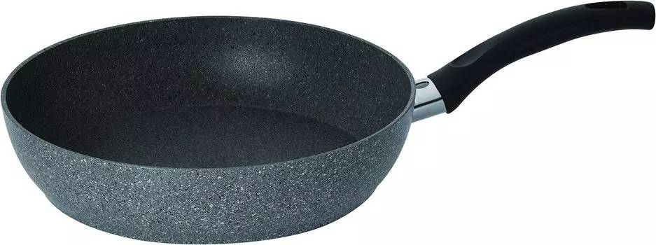 Ballarini Deep Frying Pan 28cm Made in Pot Compatible with IH and Gas Comes with a Grilling Time Notification Granitium Coating Japanese Ferrara