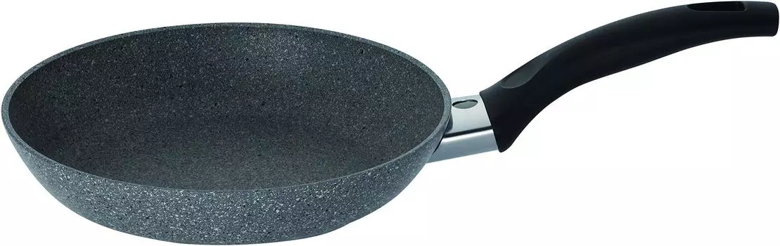 Ballarini Frying Pan 24cm Made in Compatible with IH and gas Comes with roasting notification Granitium coating product sold in Ferrara Italy fires,