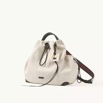 Ballcsisterk Celebrity Same Style Vintage Backpack Female 2025 Spring/Summer New Arrival Large Capacity Work Clothing Computer Bag White Tea Medium