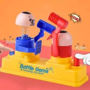 BalleenShiny Мини Детские Игрушки Детская Кукла Двойная Битва Игра Родитель-Ребенок Интерактивная Игра Спрятанный Молоток