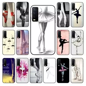 Ballerina En Pointe чехол для телефона для vivo Y31 Y30 Y33S Y11S Y12S Y17 Y20 Y21 Y21S Y1S Y53S Y15 Y19 Y91C V23 5G Чехлы coque VIVO Y1S