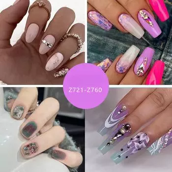 Ballet Nail Blast Pile Diamond Nail Piece Sweet Spice Girl Wind Fake Nail Diamond Wear Nail Summer