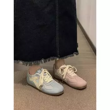 Ballet style flat-bottomed breathable Forrest Gump shoes women s 2025 new fashion versatile, comfortable and lightweight casual sports training shoes 35 фиолетовый