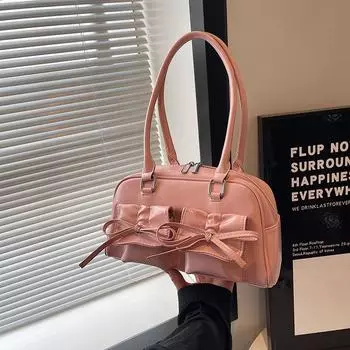 Сумка через плечо в балетном стиле, сумка через подмышку, женская сумка для боулинга