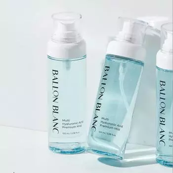 Ballon Blanc Multi Hyaluronic Acid Mist, увлажняющий, корейская косметика, KBeauty, пробник