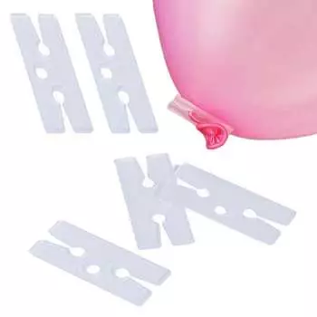 Balloon air stopper tool set of about 100 H-shaped balloon clips Balloon clips Easy to wrap for parties, events, birthdays, weddings, anniversaries, c
