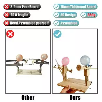 Balloon Bamboo Man Battle Утолщенная версия Bamboo Man Fencing Puppets Battle Game для 2 игроков Whack A Balloon Party Home thicker model