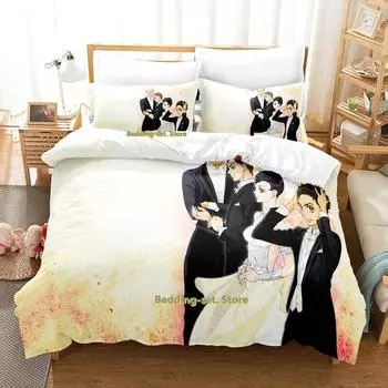 Ballroom e Youkoso Комплект постельного белья Single Twin Full Queen King Size Комплект постельного белья для взрослых и детей, комплект пододеяльников, комплект простыней в стиле аниме 70x133cm 2pcs