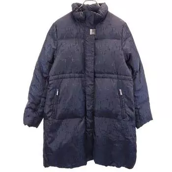 BALMAIN down coat L Purple x navy Women Used