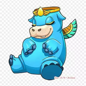 Balou Everwing Toc Toc Термопереносная печать виниловые нашивки наклейки для одежды аппликации своими руками моющиеся нашивки