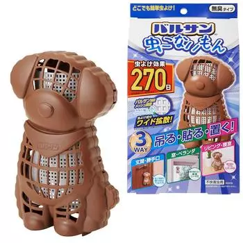 Balsan Insect Repellent 3WAY Эффективное средство от насекомых в течение 270 дней Может быть размещено в любом месте, уникальное широкое распространение (Собаки) повешенный, приклеенный, Балсан