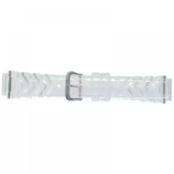 BAMBI watch replacement band BGB400WP urethane belt 18mm white multi 14.16.18.20