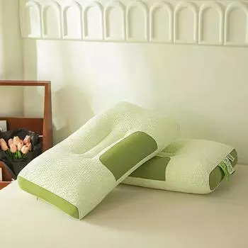 bamboo charcoal deep sleep pillow neck to help sleep pillow core for men and women