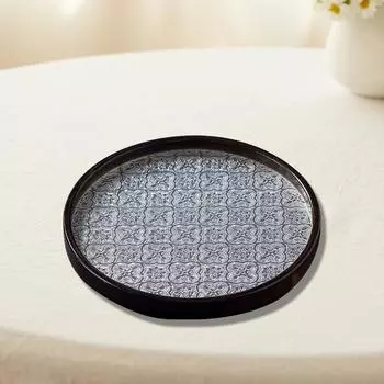 Bamboo Crystal Tray,for Eating, Working, Storing, Used in Bedroom, Kitchen, Living Room, Bathroom, Hospital and Outdoors