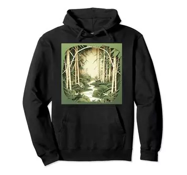 Bamboo Dreamscape Японские ремесла Векторная палитра Парка чёрный