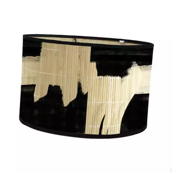 Абажур из бамбукового барабана, классический потолочный фонарь для фермерского дома, крышка подвесного светильника, для отеля и кафе Style A