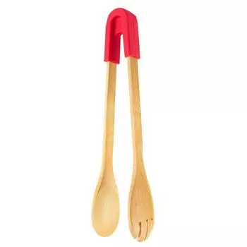Bamboo Non-Stick Food Clips Barbecue Tongs Bread Buffet Folder Meat Beef Salad Clamps Home Kitchen Cooking Accessories
