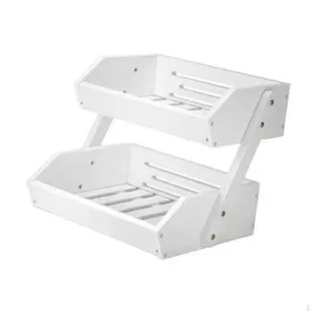 Бамбуковая корзина для фруктов, хлеба, кухонный органайзер для овощей белый