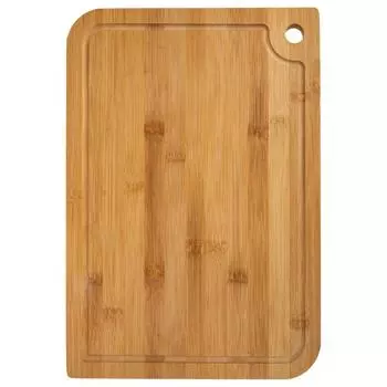 Бамбуковая разделочная доска, моющаяся разделочная доска для овощей, кухонная утварь (Светло-желтого) 38x27cm