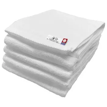 Бамбуковая ткань Fuwarira Imabari Face 33 x 80 Сделано в Highly No Набор из 5 полотенец, Полотенце, см, Япония, 100% хлопок, Впитывает влагу, Присутствует, Белый, Запах, белый