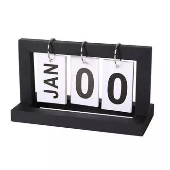 Бамбуковое дерево желтые настольные аксессуары экологически чистый уникальный календарь вечный календарь