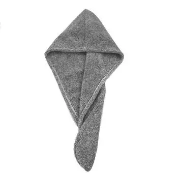 Бамбуковое угольное волокно, коралловый бархат, шапочка для сухих волос, женская утолщенная, прочная, водопоглощающая, быстросохнущая шапочка