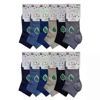 Бамбуковые бесшовные пинетки Emre 12 для мальчиков, короткие носки