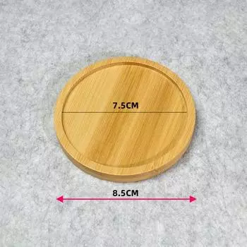 Бамбуковые подставки для чая, многоформенный бамбуковый поднос, подставки для хранения цветочных горшков, кухонная посуда для украшения, креативные подставки для кофе
