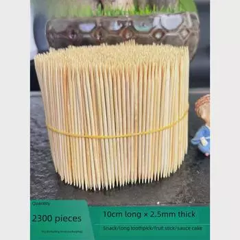 Бамбуковые шампуры Zibo: Зубочистки, Барбекю, Фрукты, Тофу, Картофель, KTV, Использование на открытом воздухе