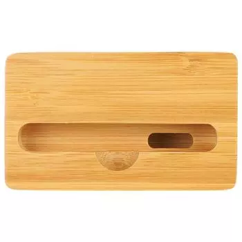 Бамбуковый Деревянный Телефонный Звук Динамик Усилитель Держатель Настольная Док-станция Аксессуар для Телефона