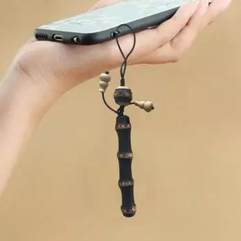 Бамбуковый кулон DIY Модель ручной работы в стиле ретро брелок-подвеска Модель A без A