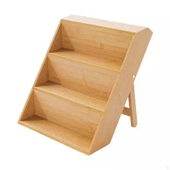 Бамбуковый органайзер для приправ, 3-уровневый компактный многофункциональный кухонный шкаф, полка для style 2