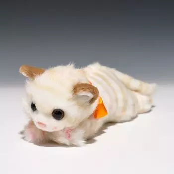 Бамбуковый побег Лента Кот Бежевая Плюшевая Игрушка 15780