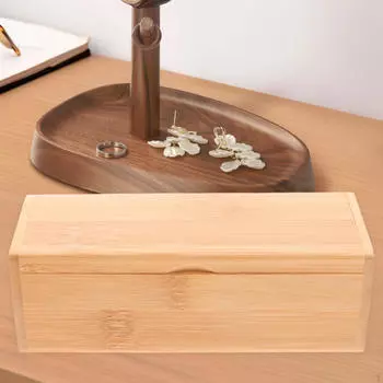 Бамбуковый ящик для хранения солнцезащитных очков, пылезащитный, практичный органайзер для очков для магазина